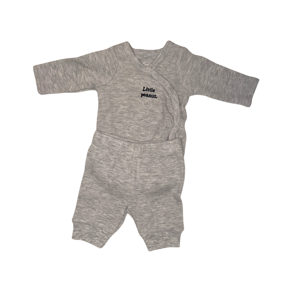 Set of bodysuit and pants | Grey little peanut | NB