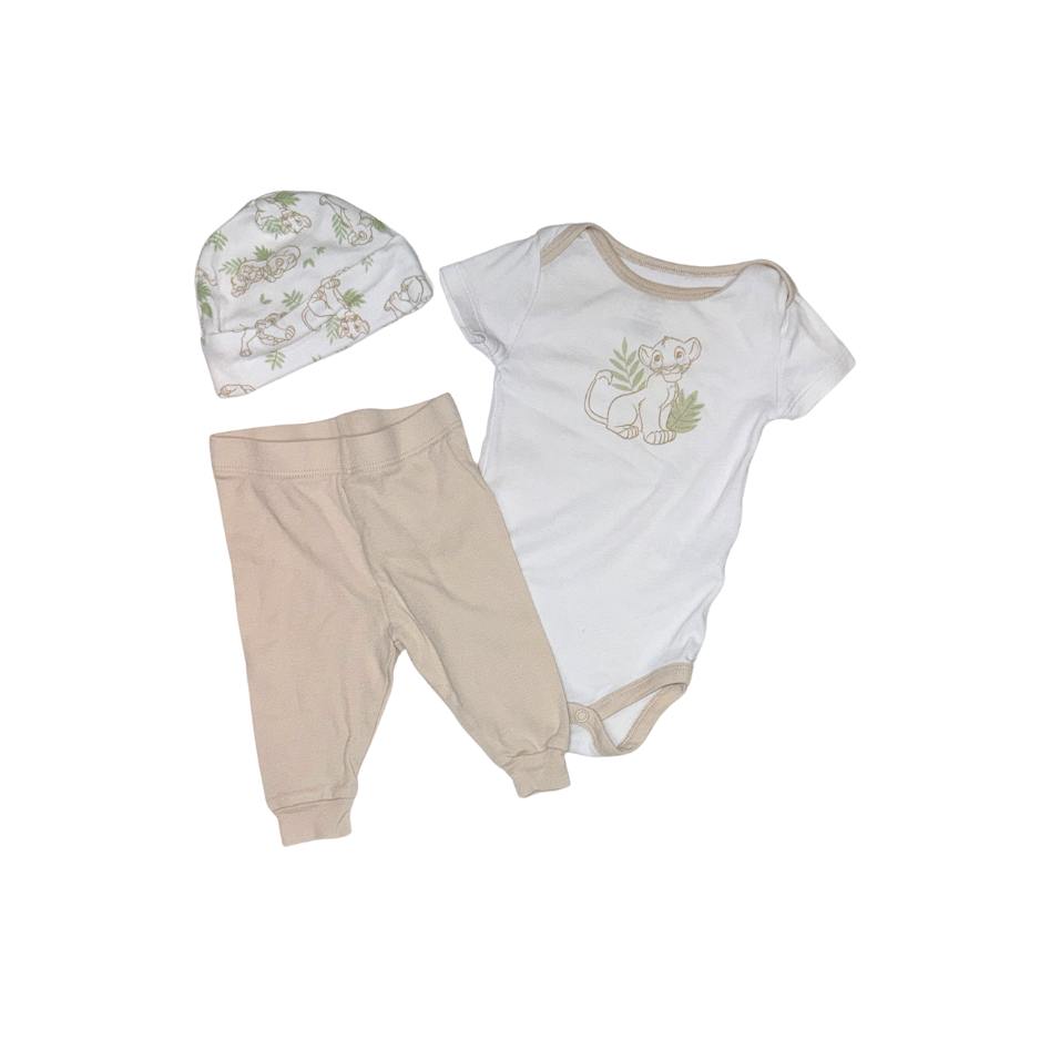 Set of bodysuit, hat & pants | The Lion King | NB