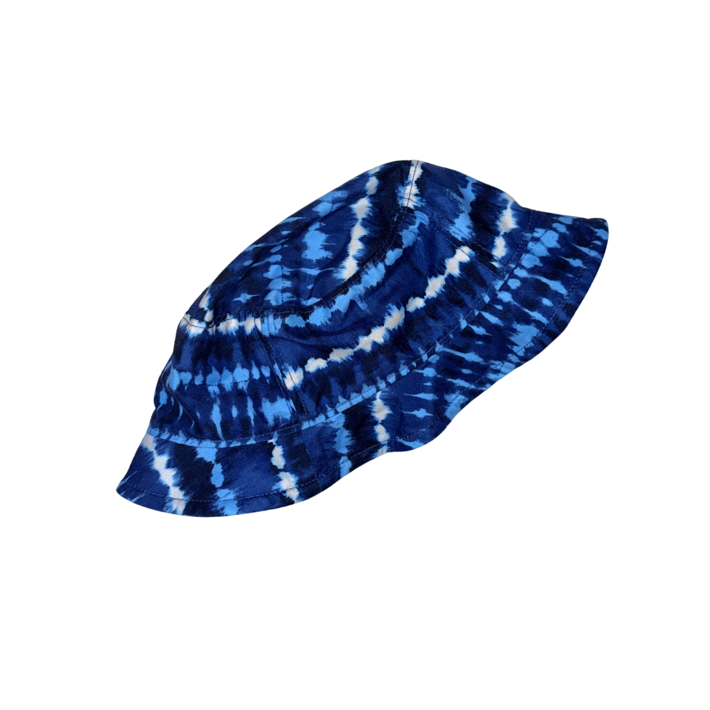 Blue pattern sunhat | 0-3M