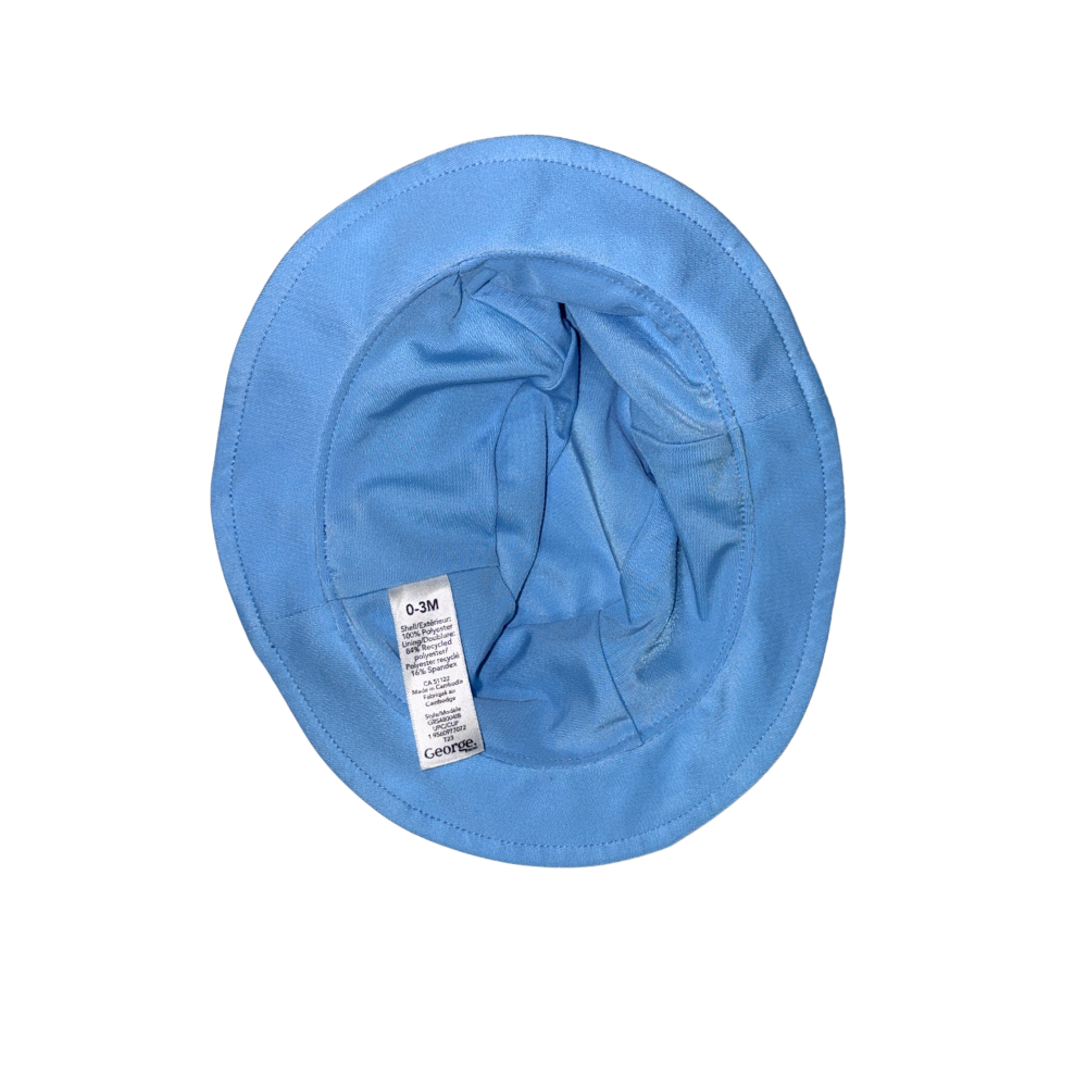 Blue pattern sunhat | 0-3M