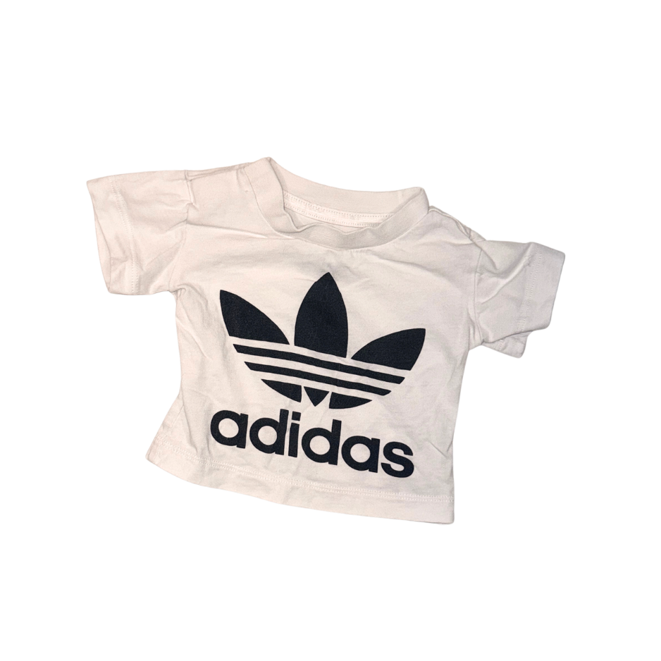 Adidas white t-shirt | 0-3M
