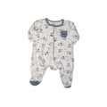 White with dogs pattern onesie | 3M