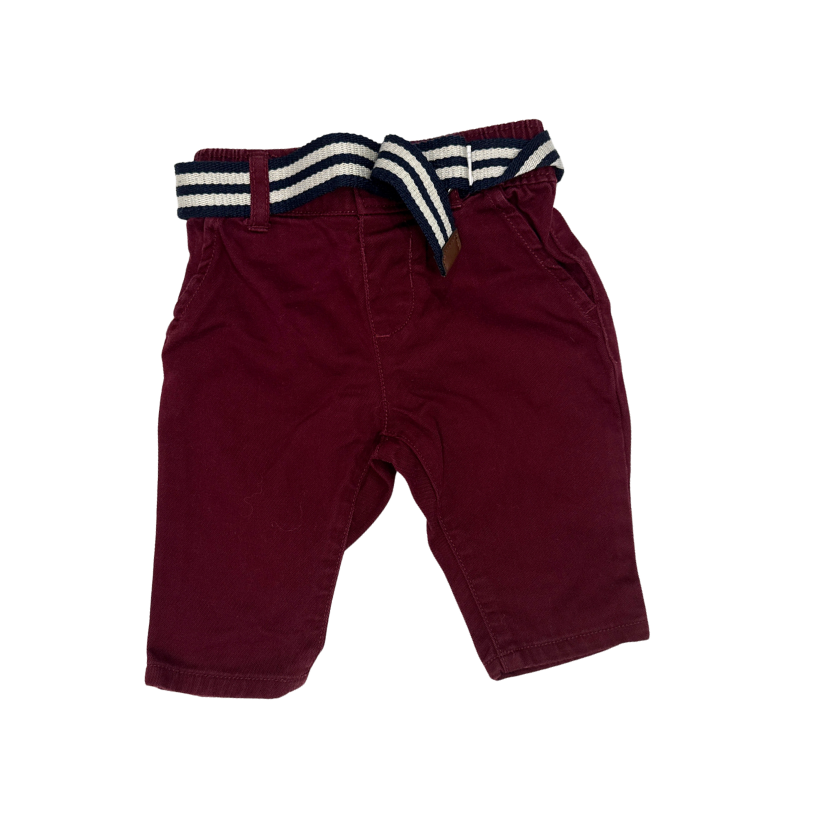 Children's Place | Solid Burgundy Pants | 0-3M