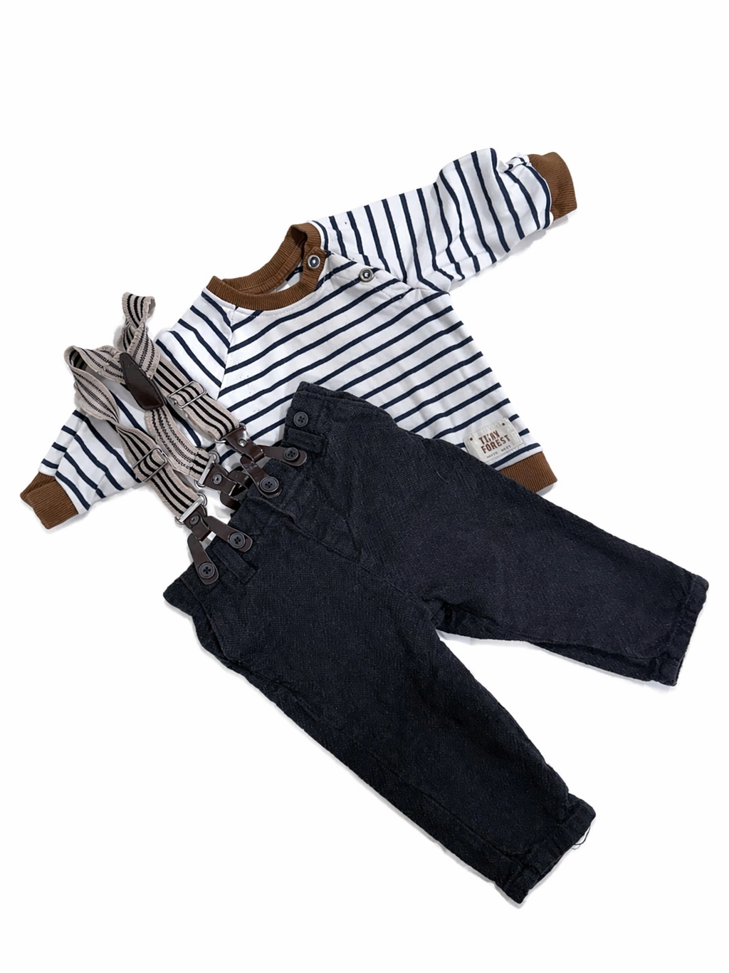 Set of striped t-shirt & pants | 3-6M