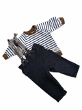 Set of striped t-shirt & pants | 3-6M