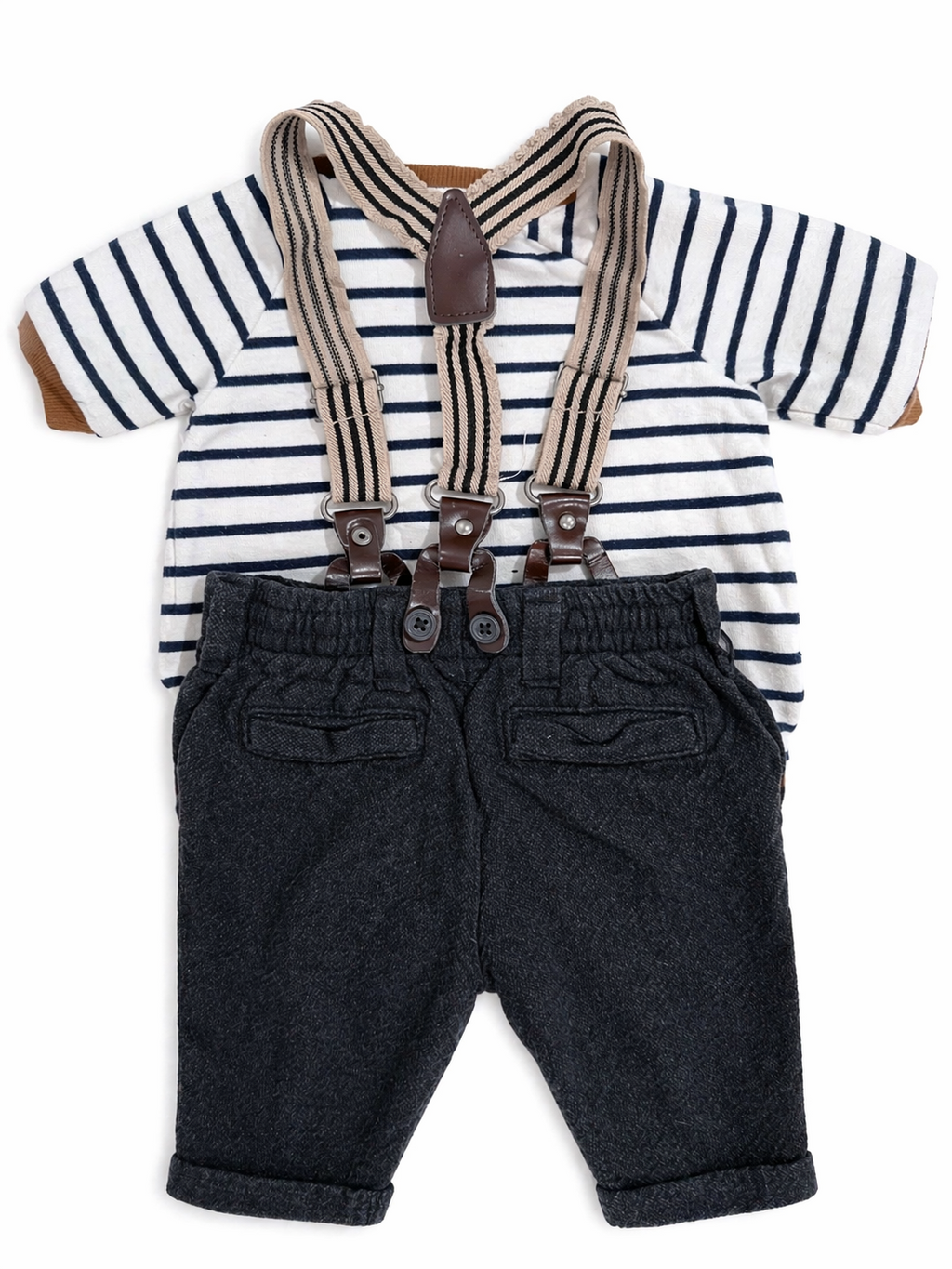 Set of striped t-shirt & pants | 3-6M