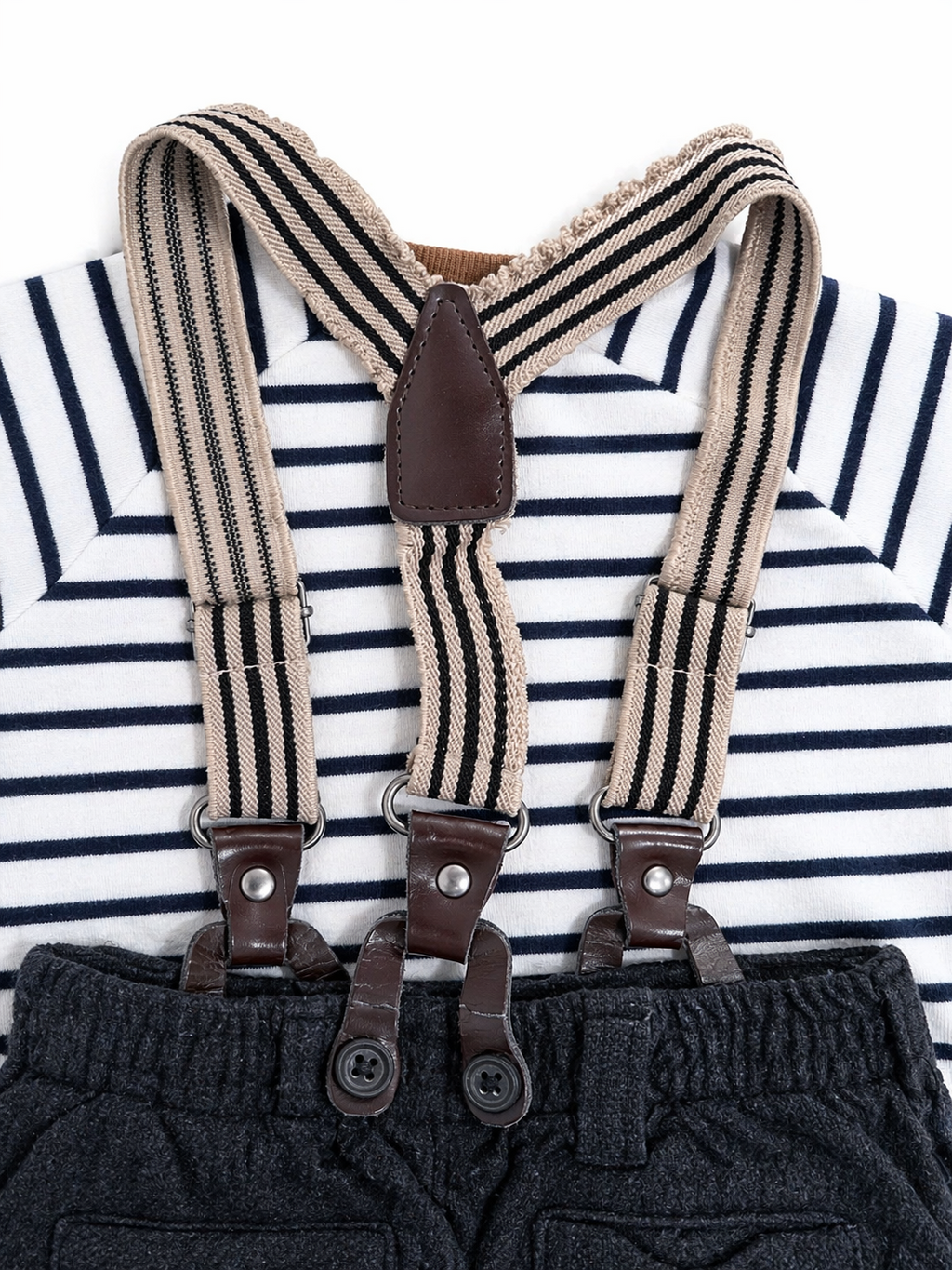 Set of striped t-shirt & pants | 3-6M