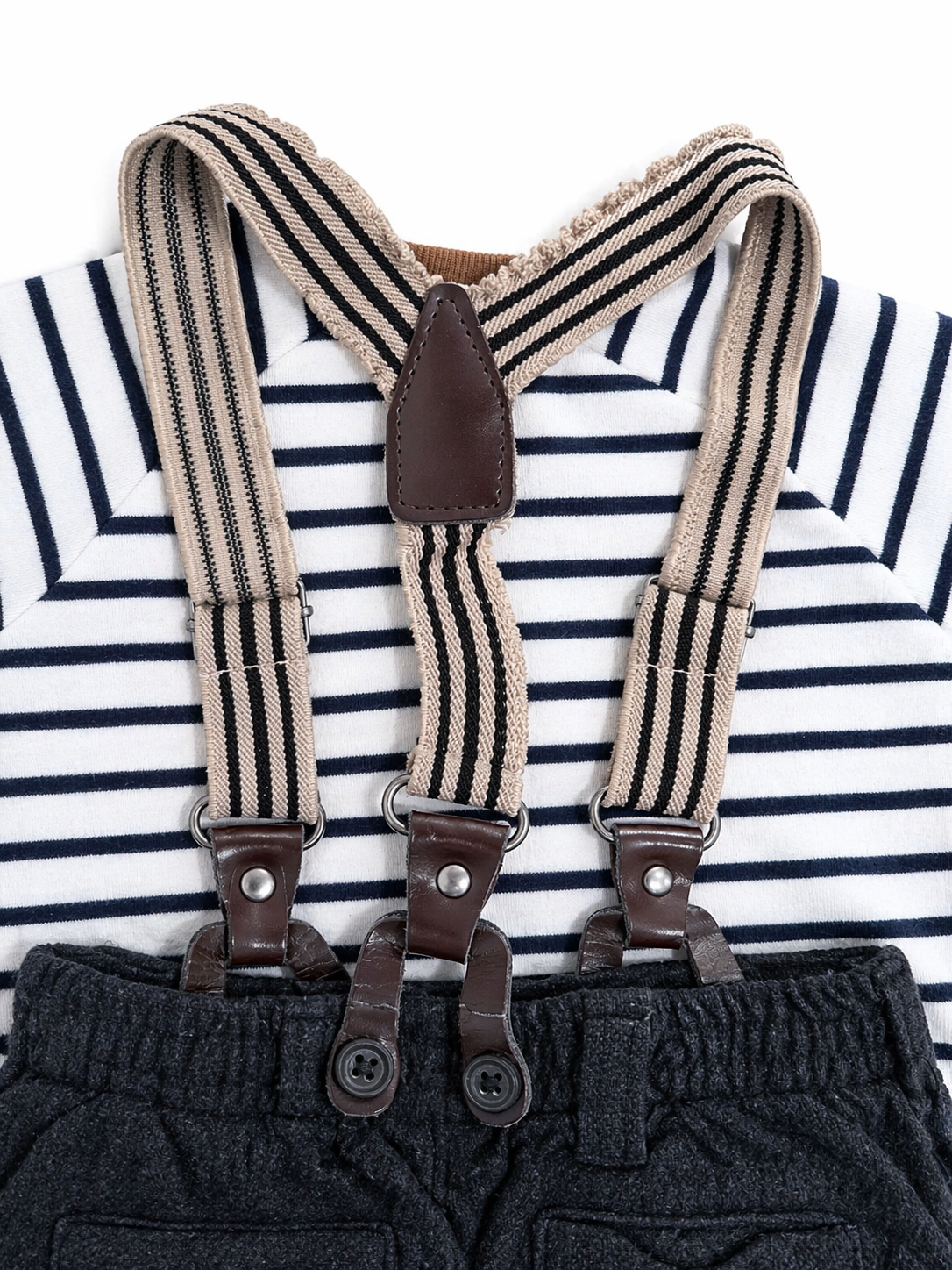 Set of striped t-shirt & pants | 3-6M