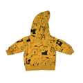 Yellow with black animal pattern hoodies | 6M