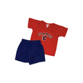 Set of Flames t-shirt and blue navy shorts | 6M