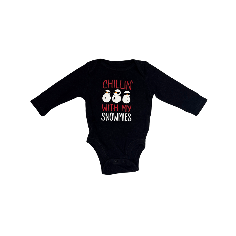 Old Navy | Bodysuit | Long Sleeve Bodysuit | Black | 3-6M