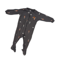 Pekkle | Rocket Print Onesie | Grey | 9M