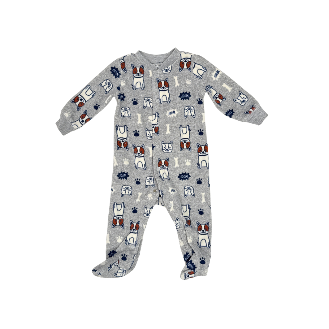 Carter'S | Pajama | Animal Print Pajama | Grey | 6M