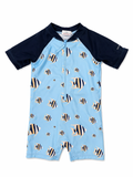 Blue rash guard | Bodysuit | 12M