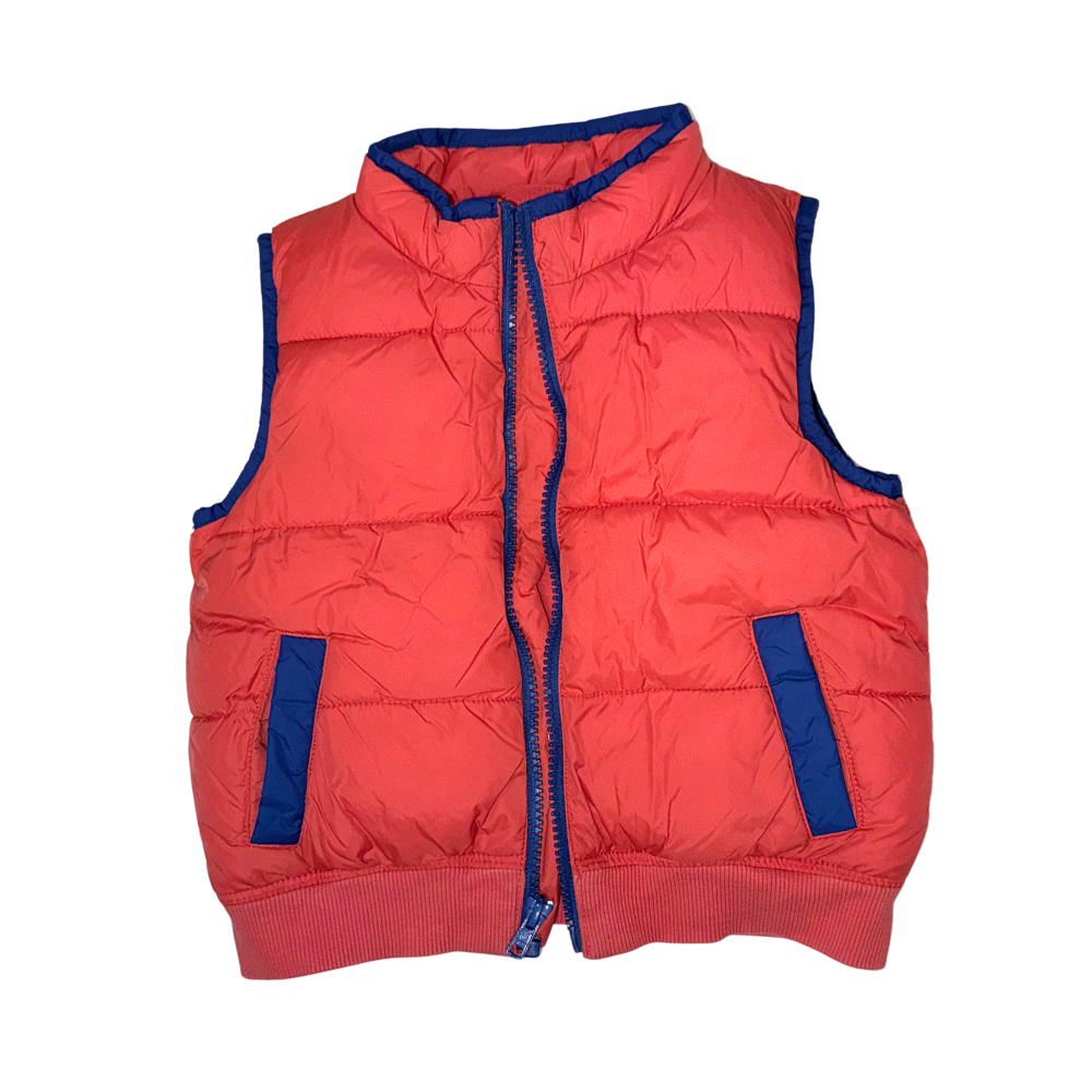 Orange warm vest | 12M