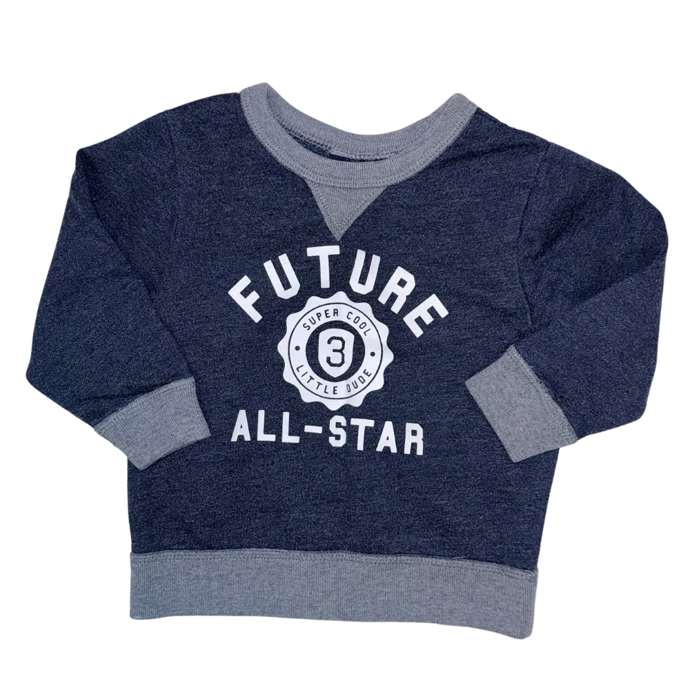 Future All-Star dark blue long-sleeve t-shirt | 12M