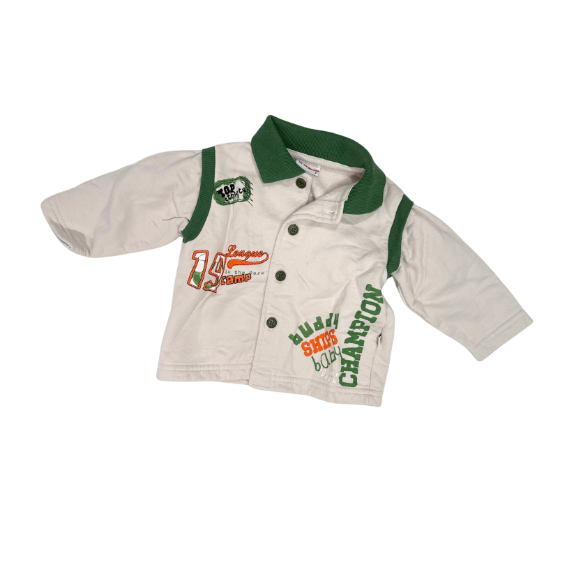 Generic | T-Shirts | Short Sleeve Button-Up | 9-12M