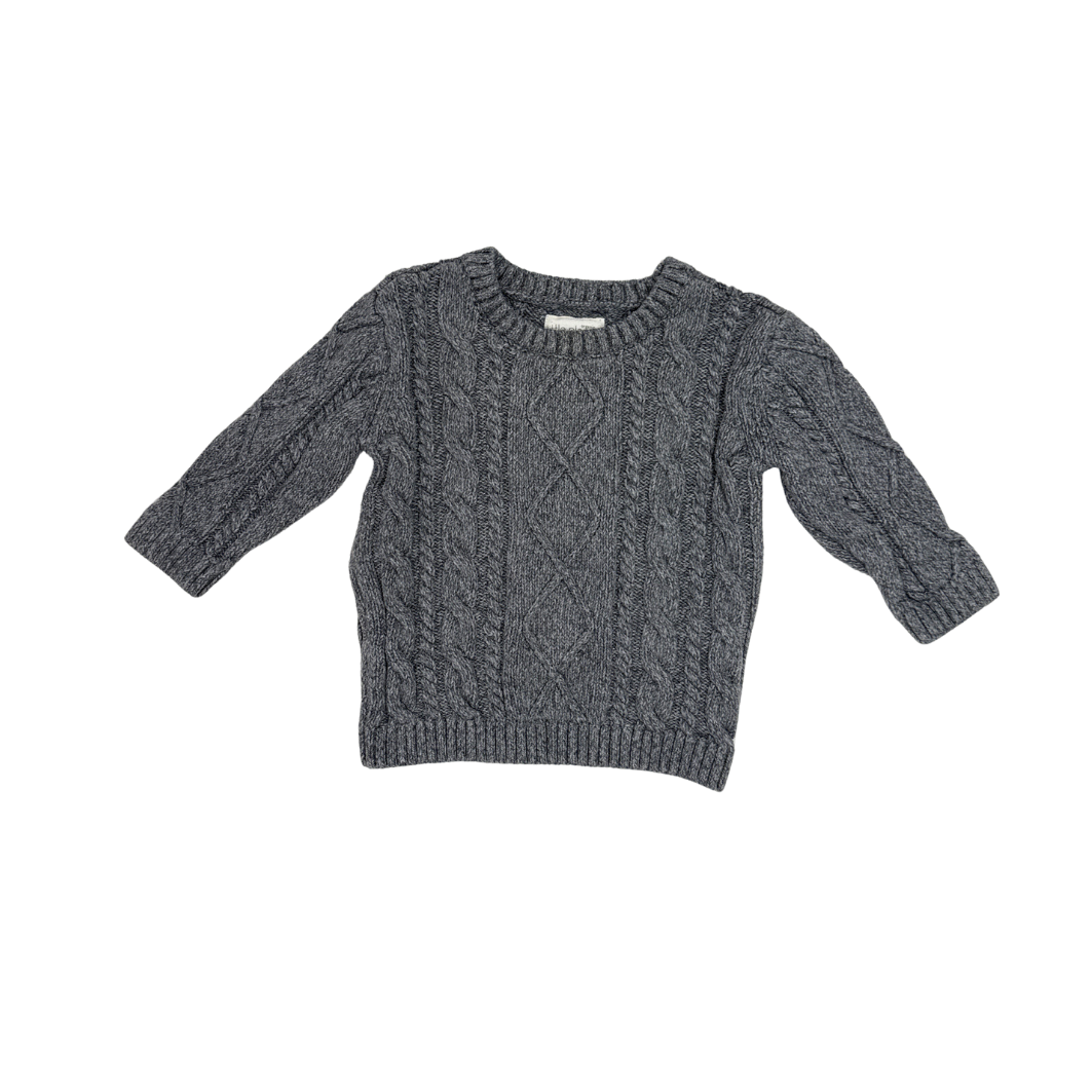 Carter'S | Sweaters | Cable Knit Sweater | Grey | 12M