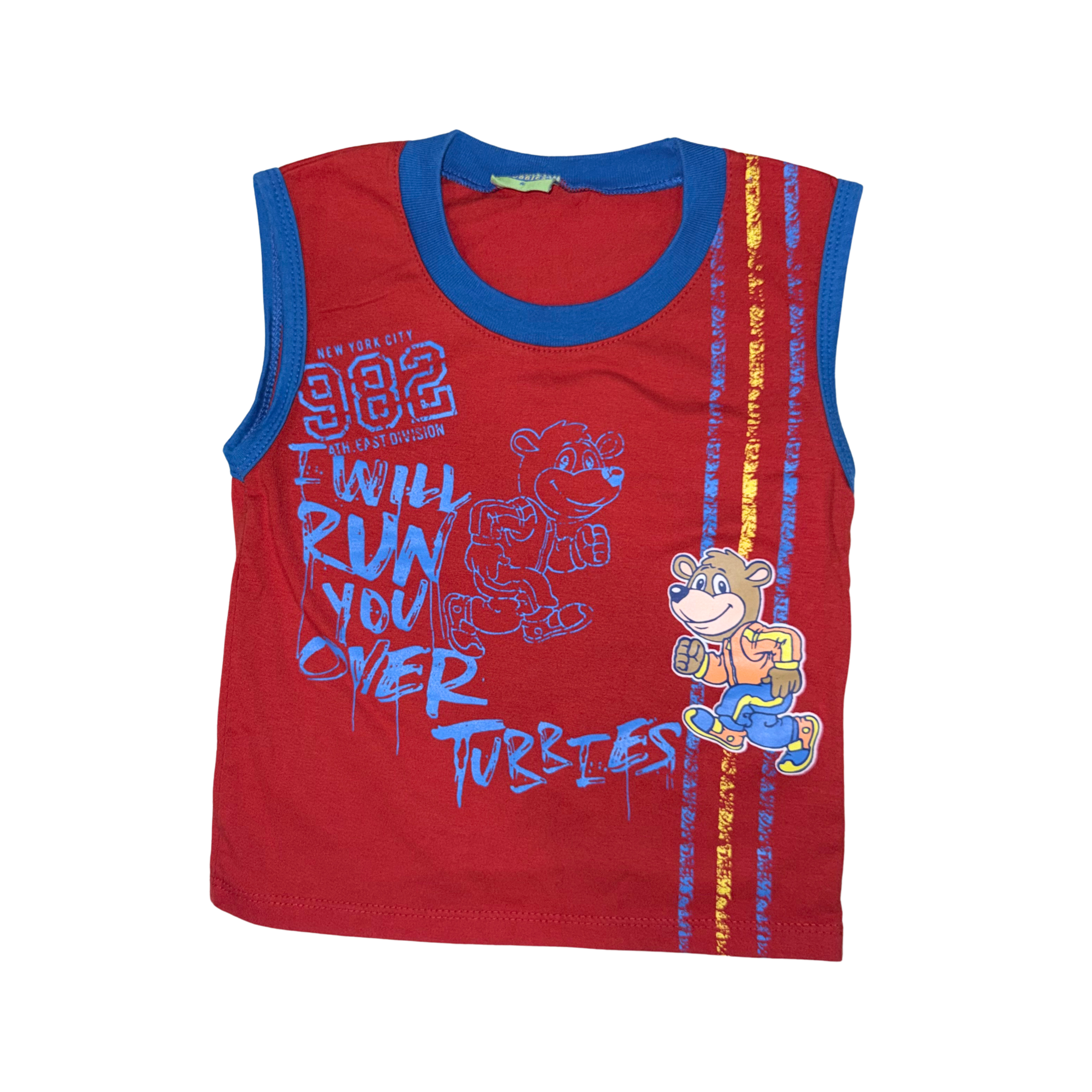 Tubbies red sleeveless t-shirt | 2T