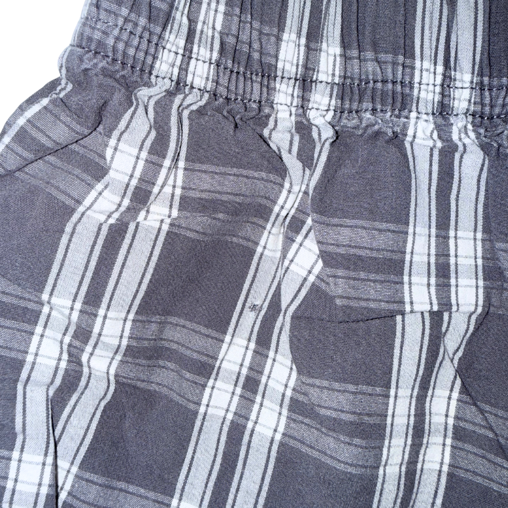 Plaid grey shorts | 18-24M