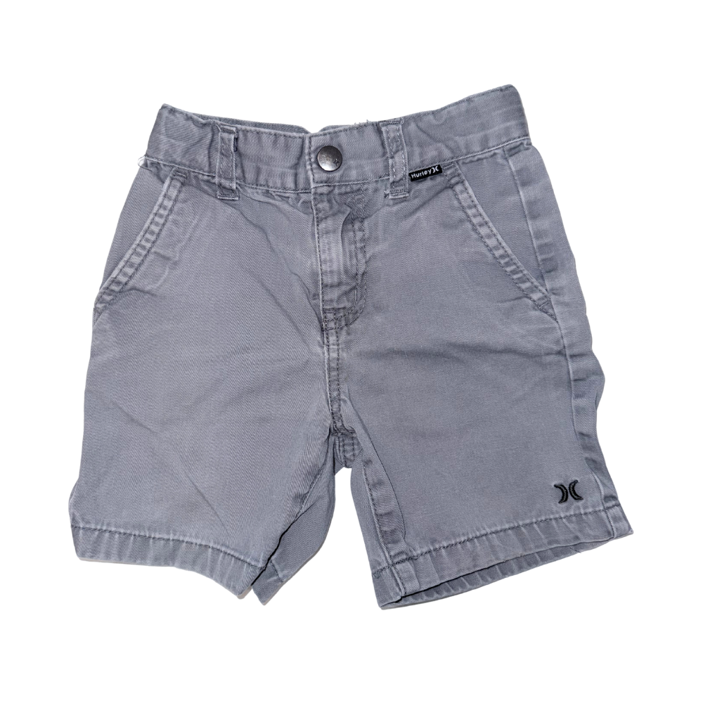 Grey jeans shorts | 2T