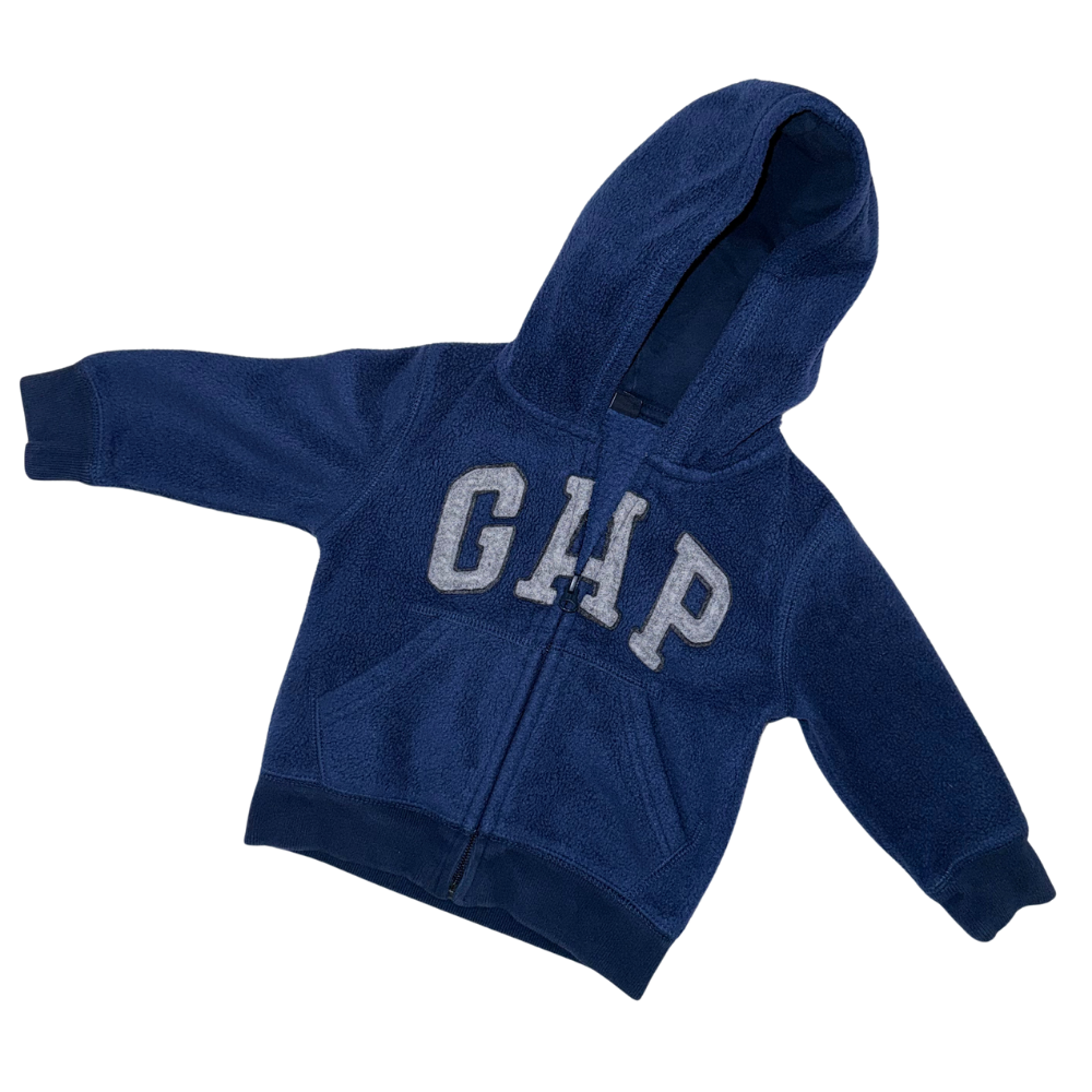 Gap navy fleece hoodie | 18-24M