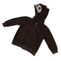 Brown fleece hoodie | Monkey theme | 18-24M