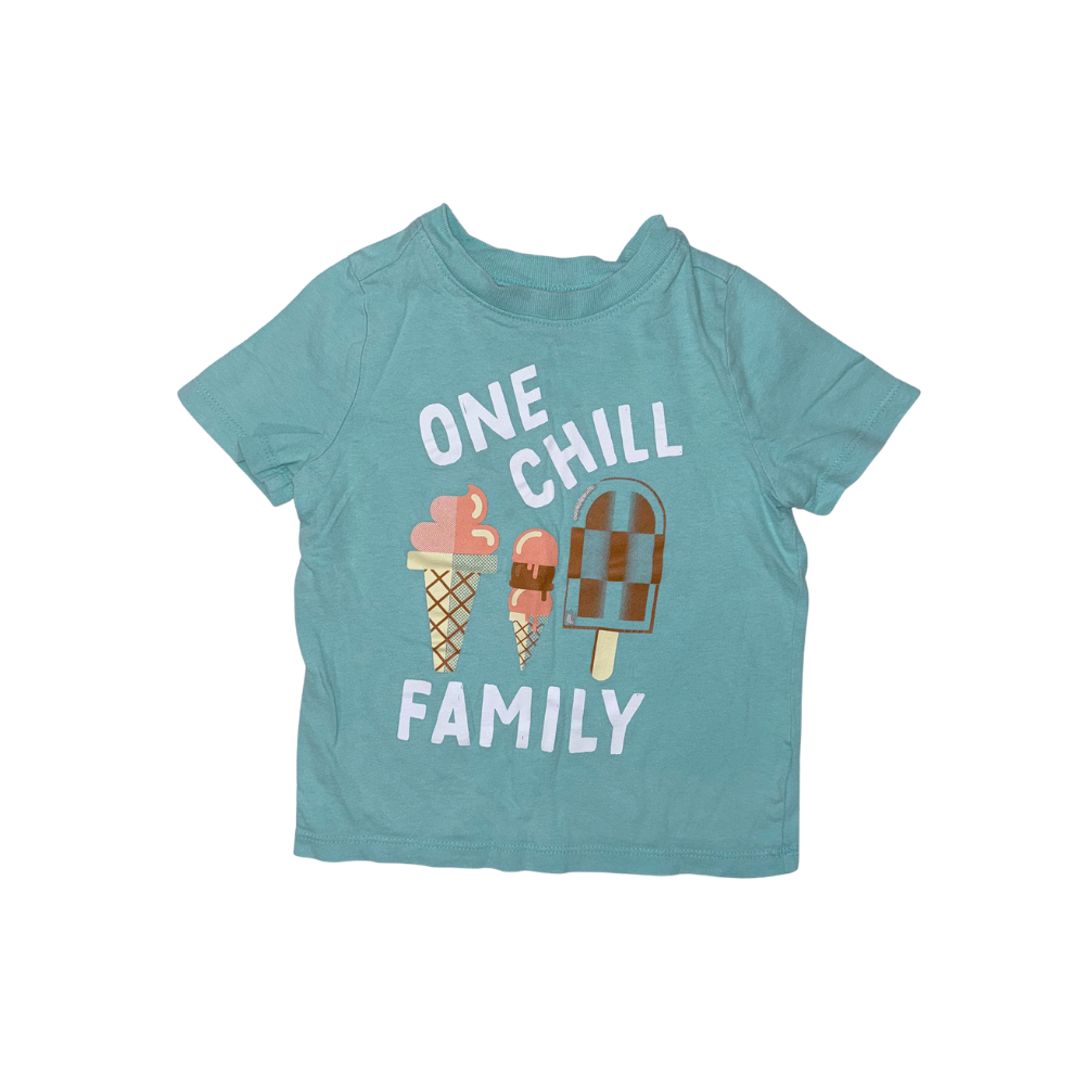 Set of 2 short-sleeve t-shirts | Superman & chill family | 2T