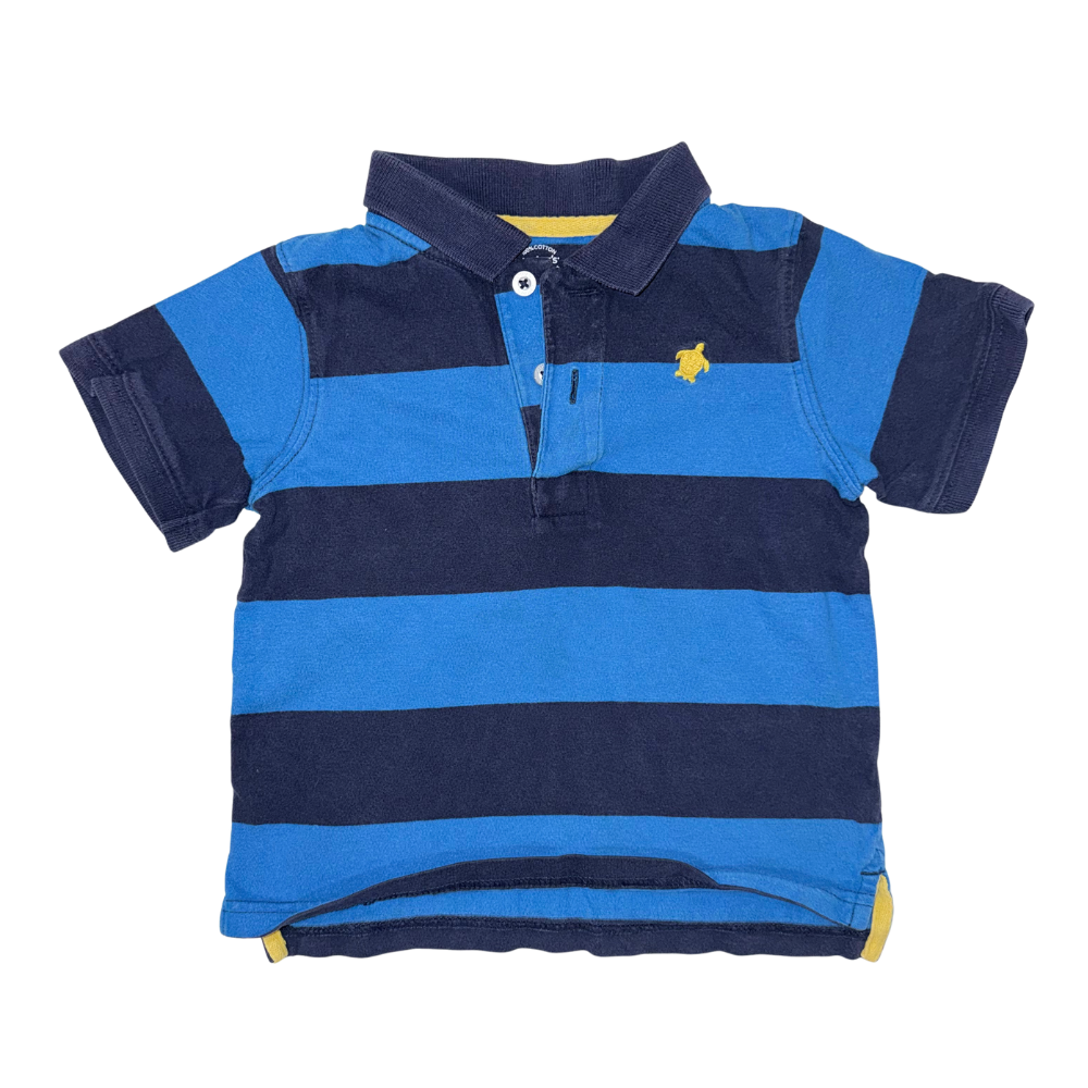 Set of 2 short-sleeve t-shirts | Striped polo and t-shirt | 2T