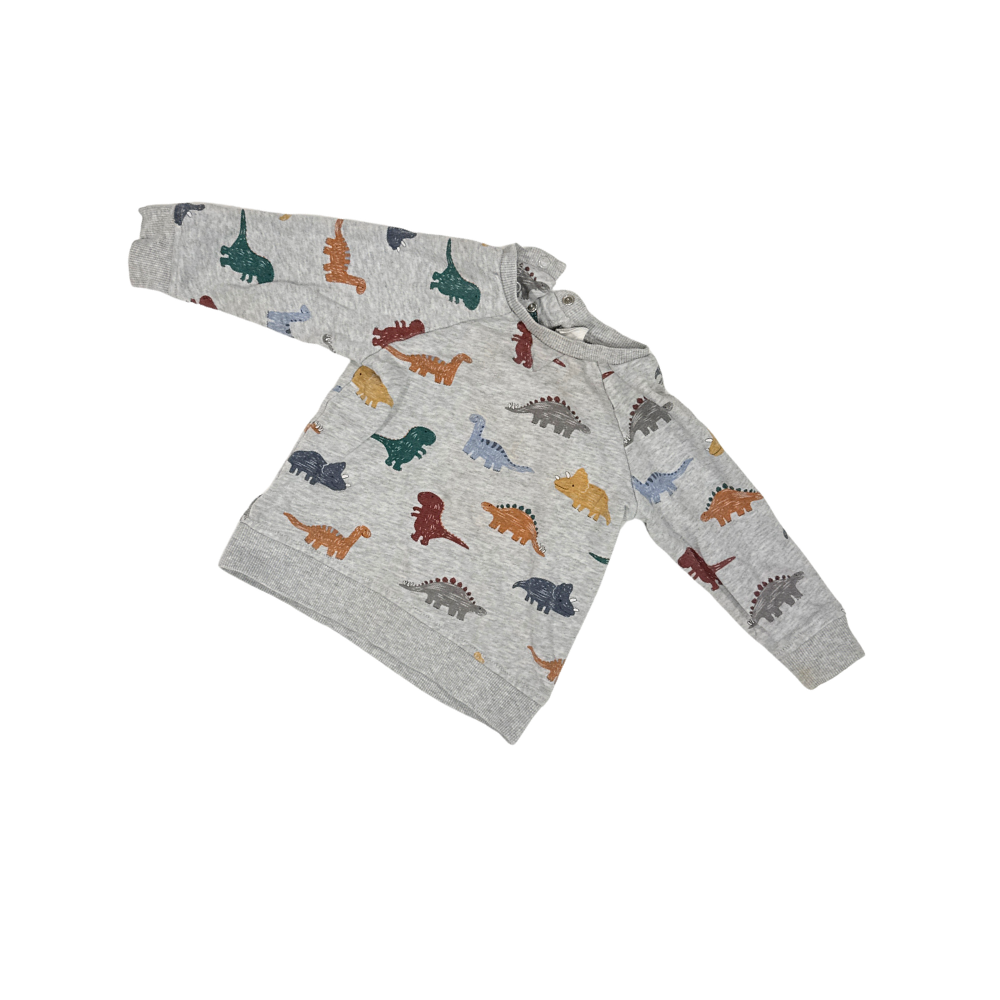 H&M Kids | Sweaters | Dinosaur Sweater | Grey | 18-24M