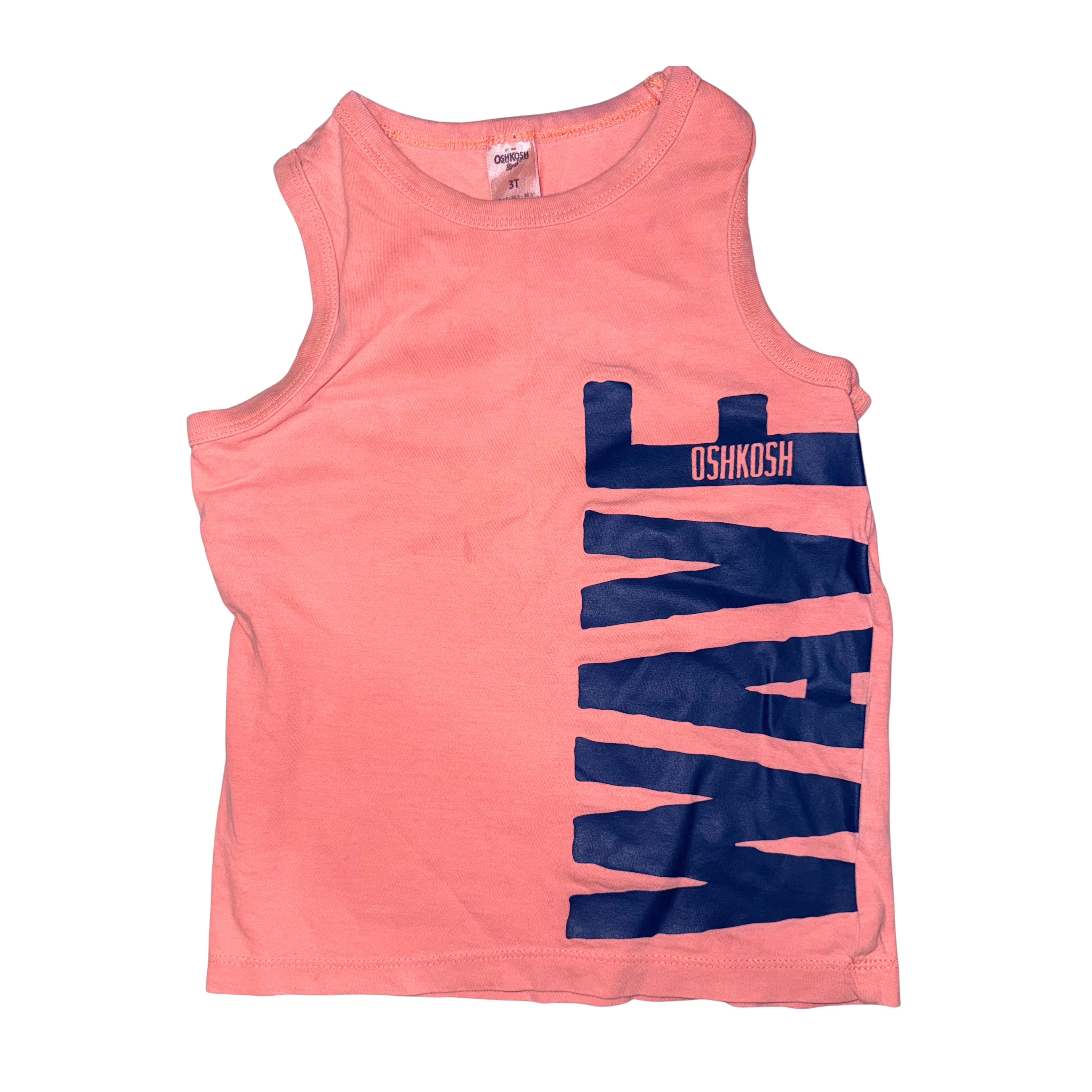 Orange sleeveless t-shirt | 3T