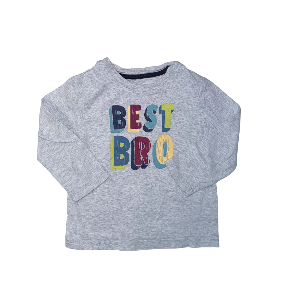 Long-sleeve best bro t-shirt | 3T