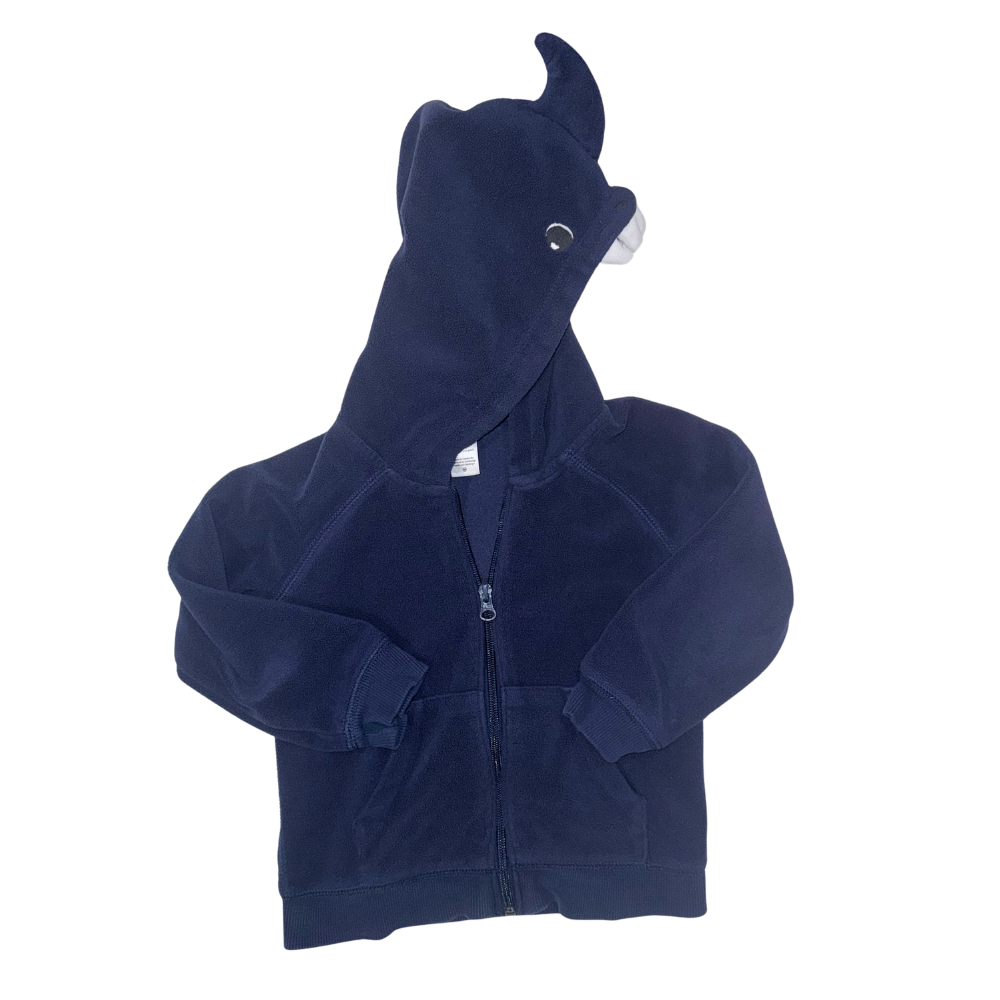 Navy blue shark hoodie | 3T