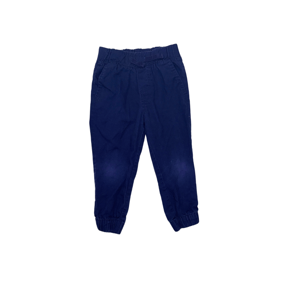 Set of 2 items | Plaid blue shirt & navy blue pants | 3T