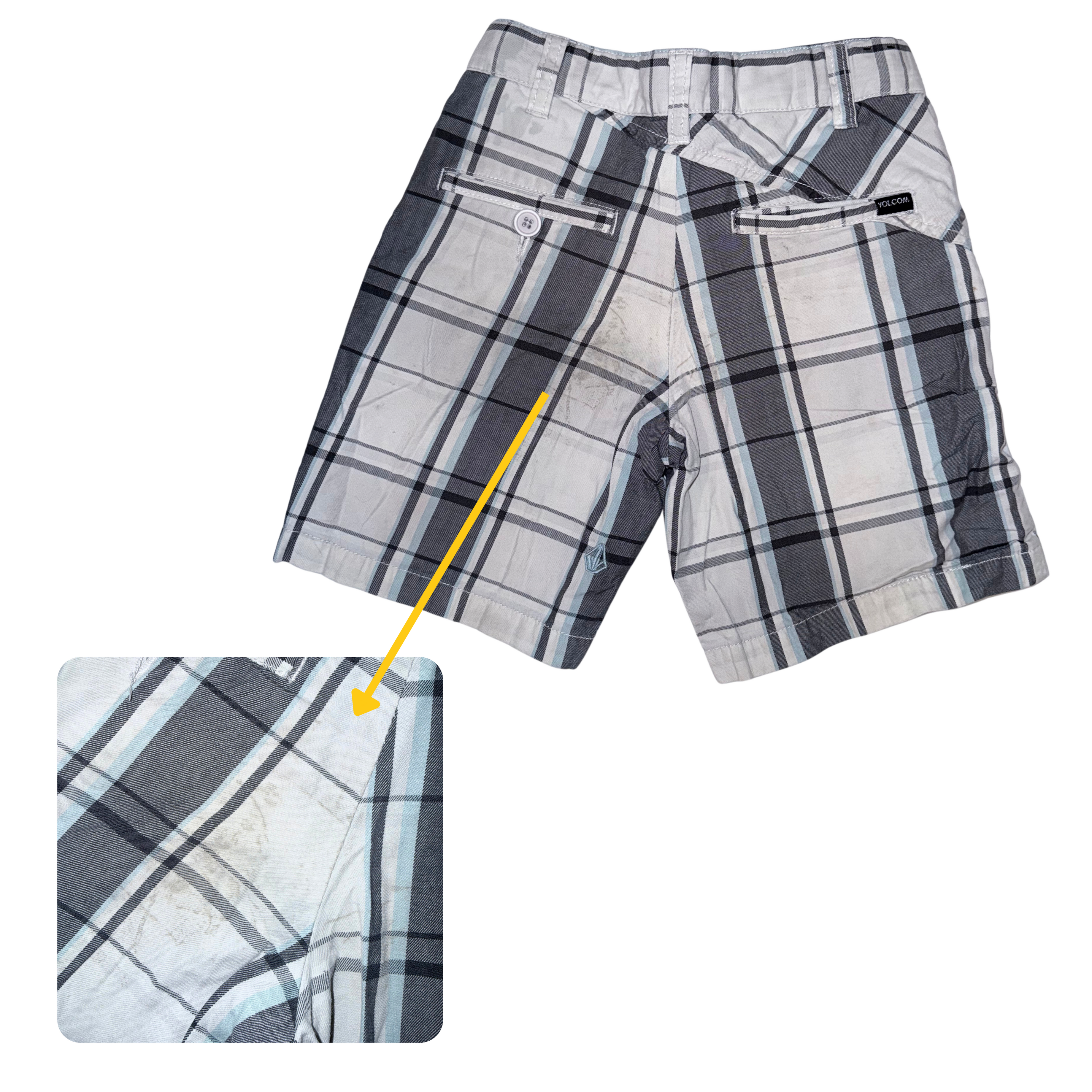 Plaid knee length shorts | 4T
