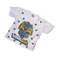Bumblebee Transformers white short-sleeve t-shirt | 4T