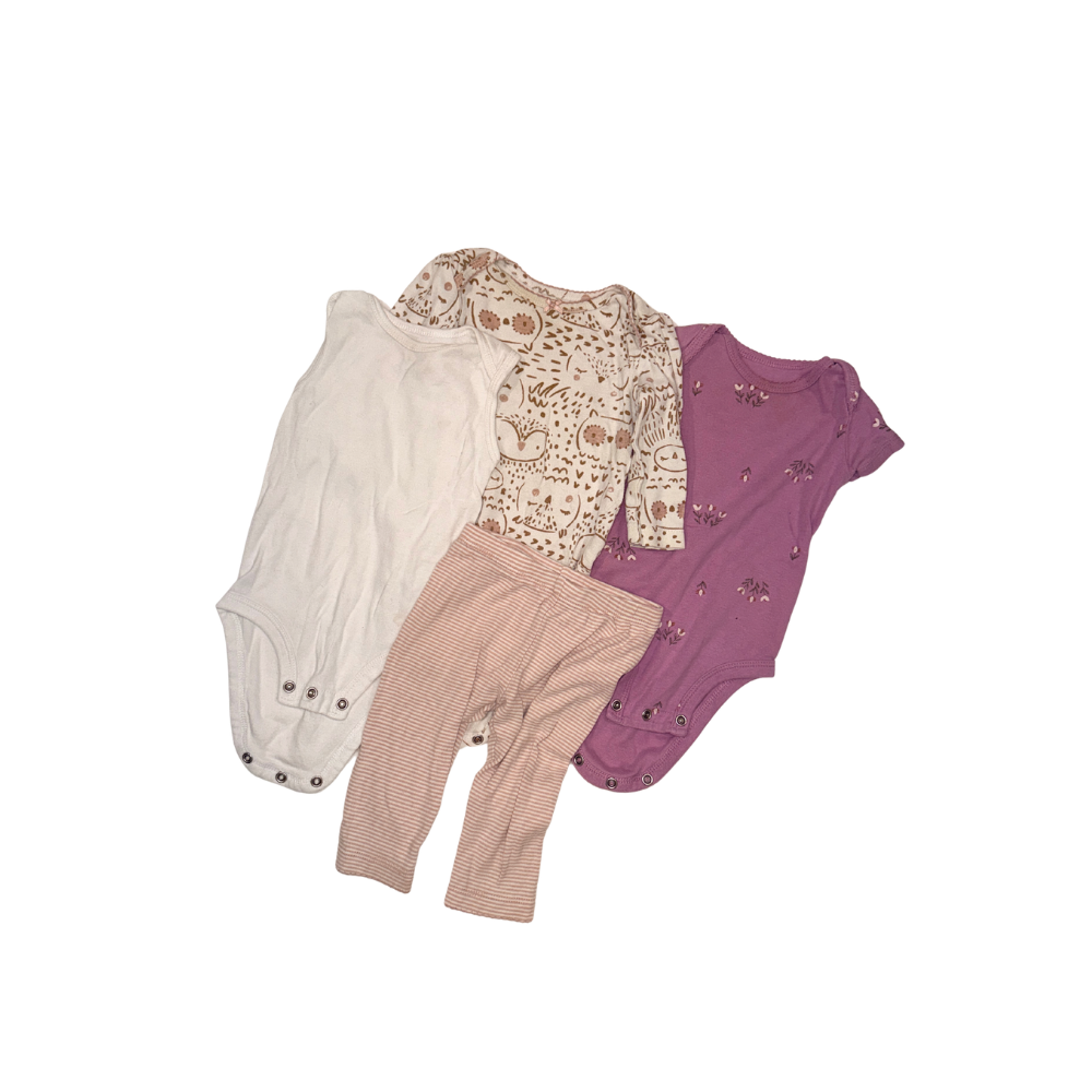Set of 14 items | 6-9M | Onesies, pants, bodysuits