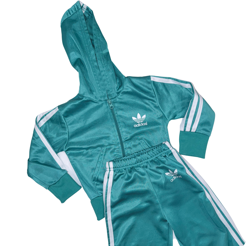 Adidas teal tracksuit | 2T