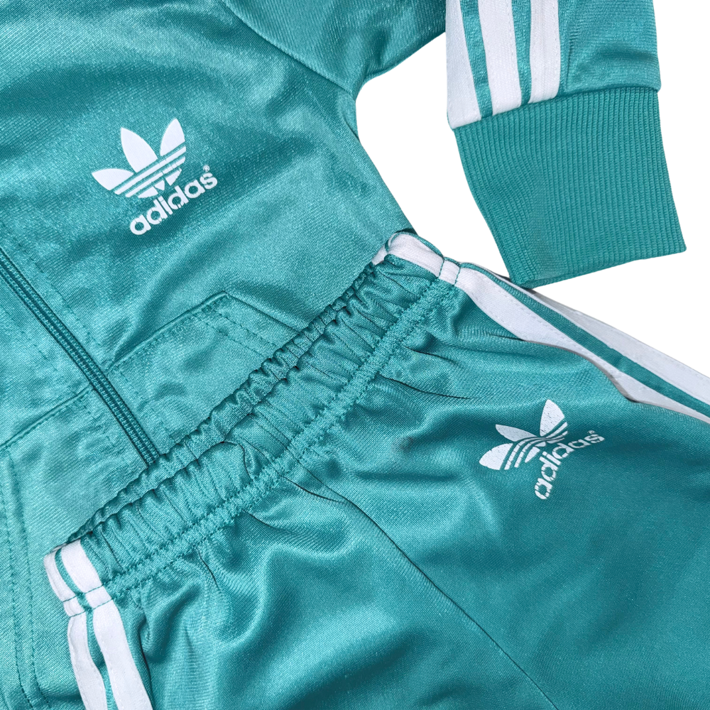 Adidas teal tracksuit | 2T
