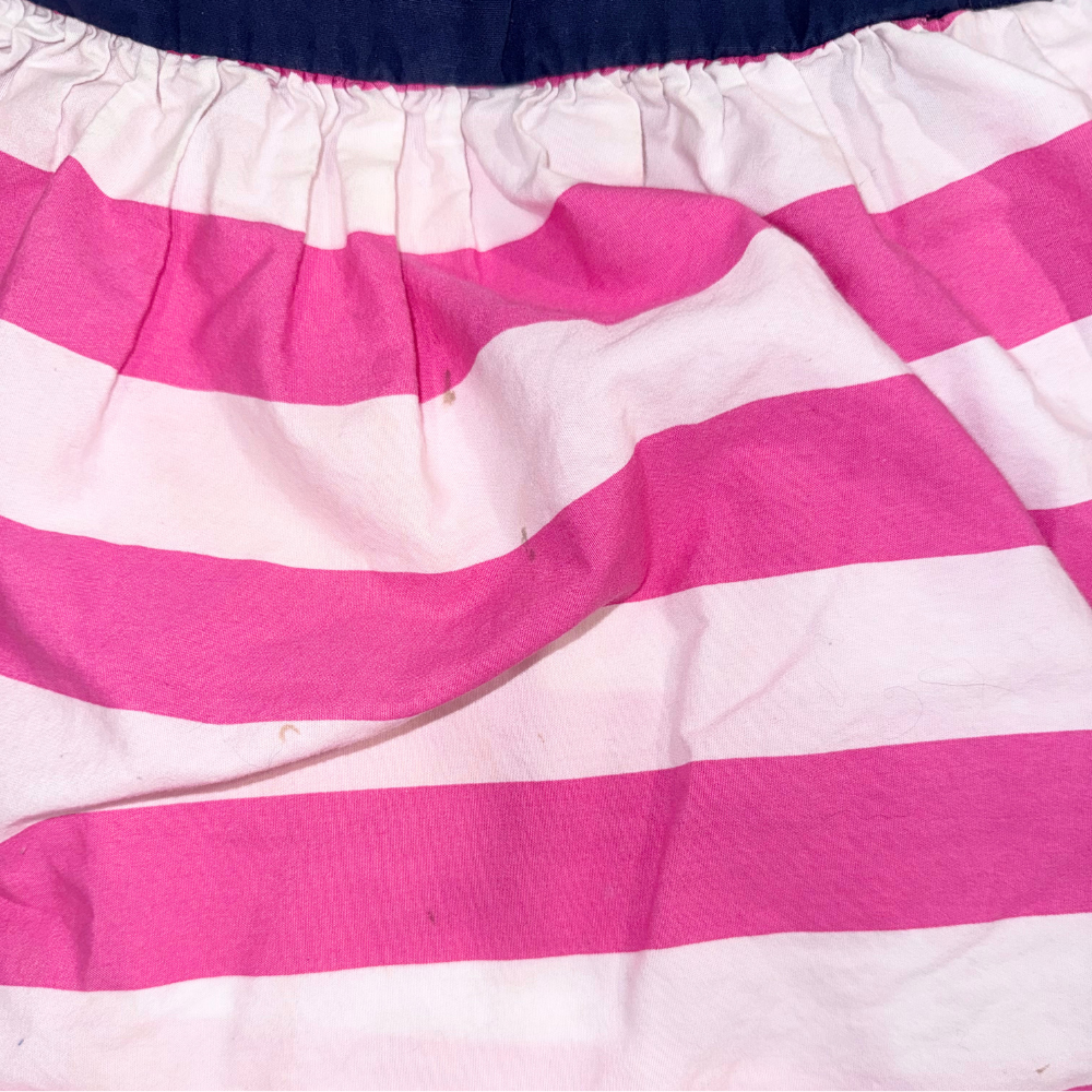 Pink & white striped dress | 18-24M