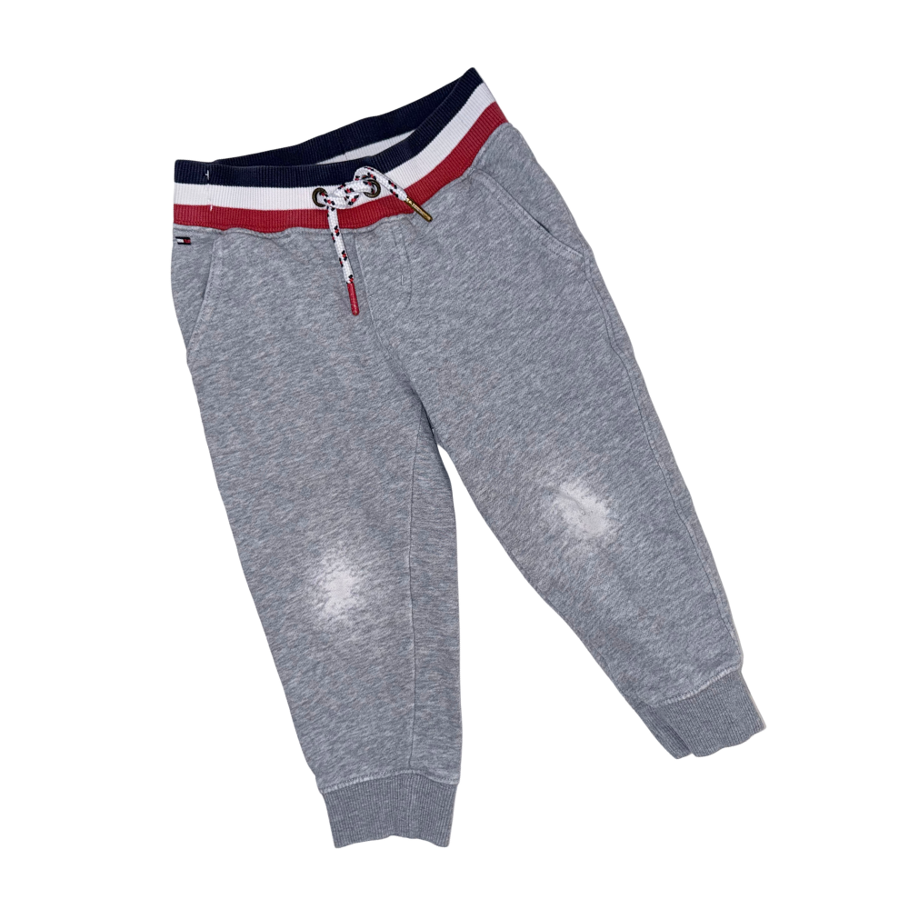 Set of two sweatpants | Grey and navy blue | 3T