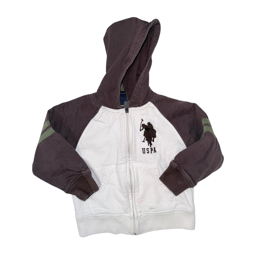 Brown & beige hoodie | 3T