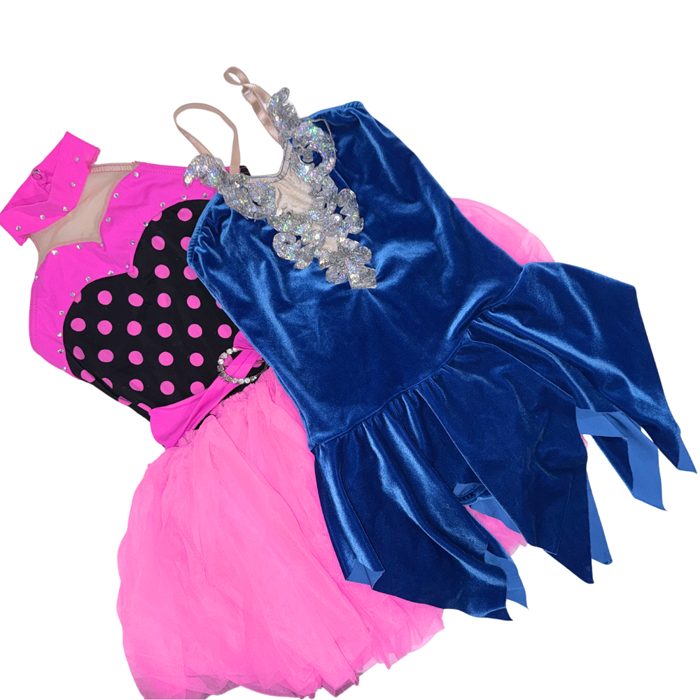 Set of two dresses | Blue & pink | Ballerina style | 5T