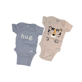 Set of 2 bodysuit | Hug & tiger | Preemie