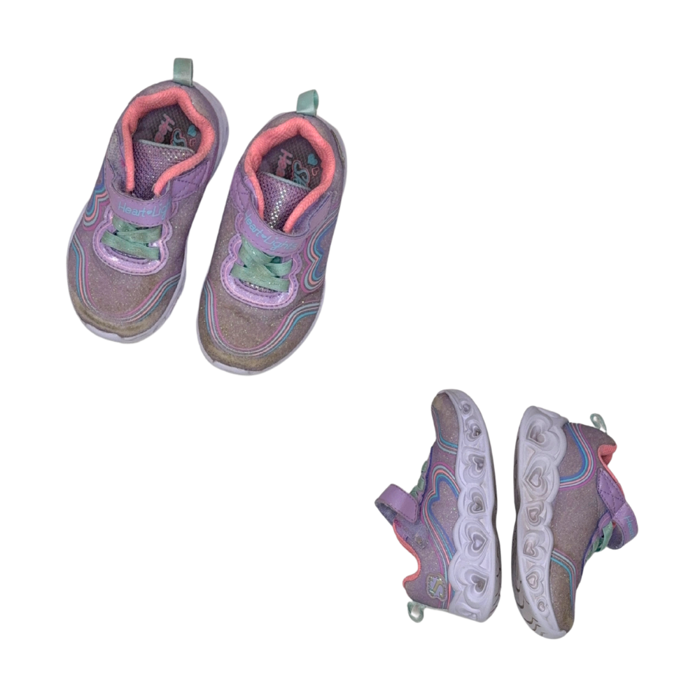 Purple with lights shoes | Toddler 6