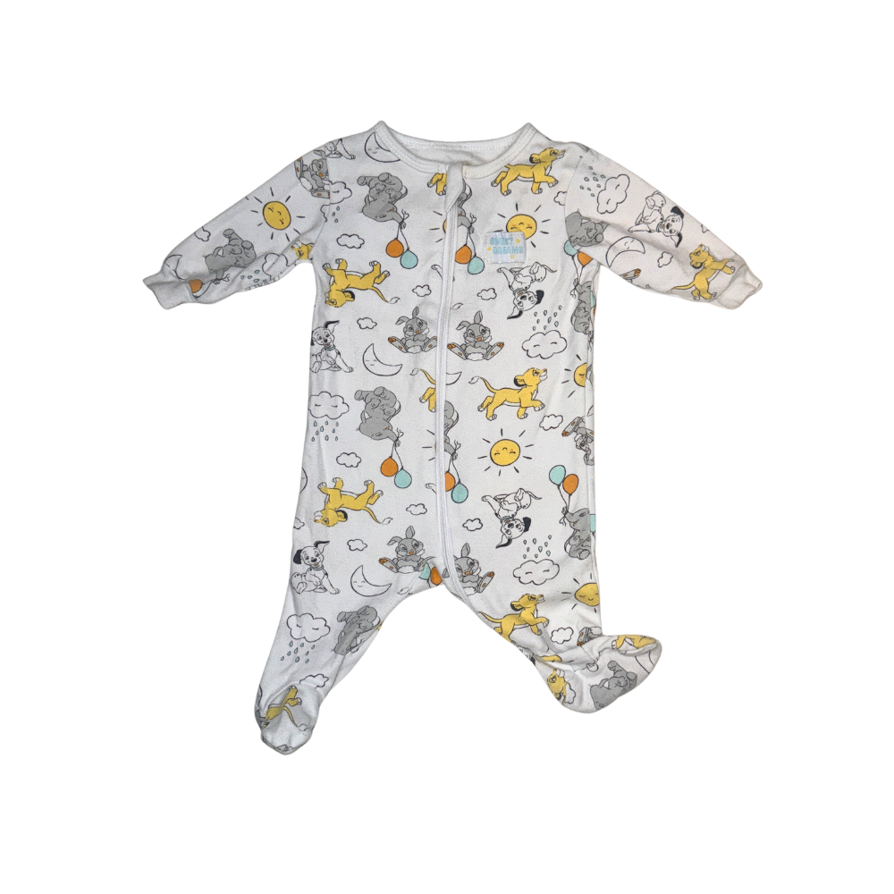 Set of 3 footed onesies | Disney store | 0-3M