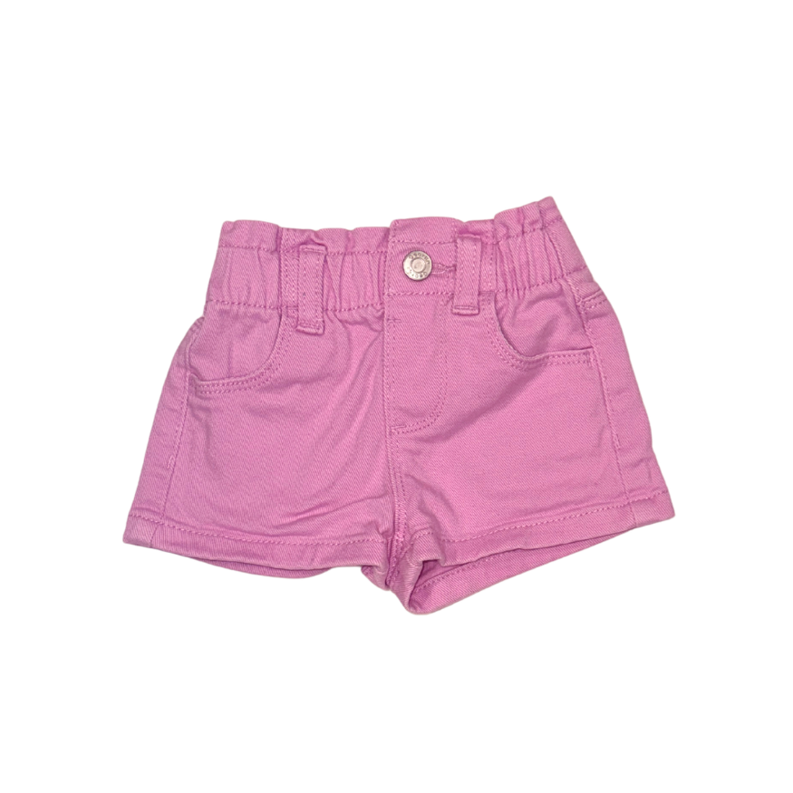 Pink denim shorts | 0-3M