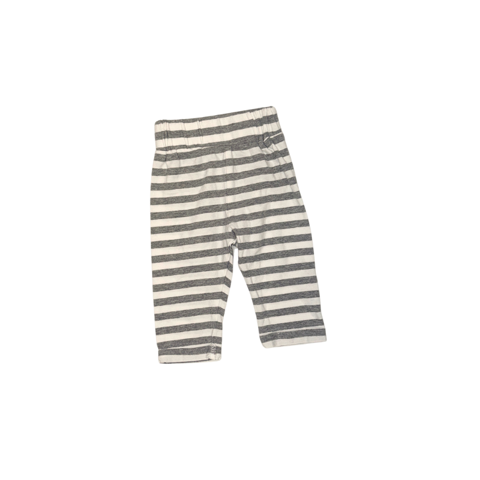 Grey & white striped pants | 3M