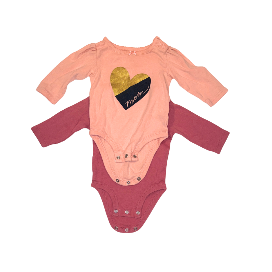 Carter's Set of 3 Pink Tone Bodysuits | 3M