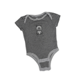 Rococo | Striped Bodysuit in Black & Grey | 3M